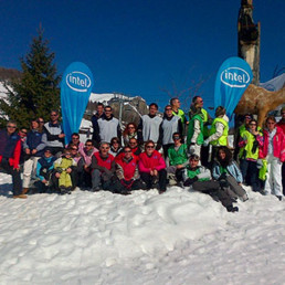 Ski avec Tiveria